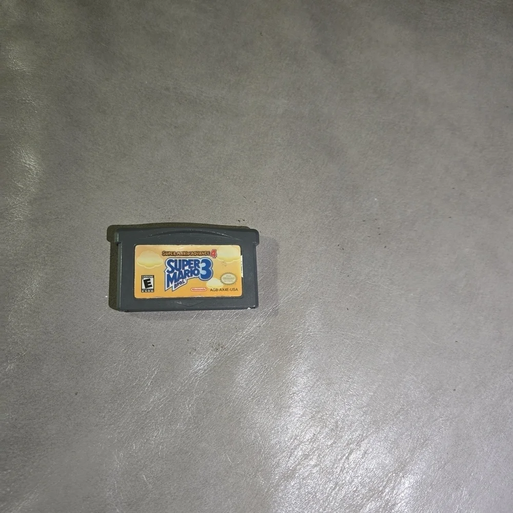 Nintendo Game Boy Advance Game Cartridges Pac- Man Collection And Super Mario 3